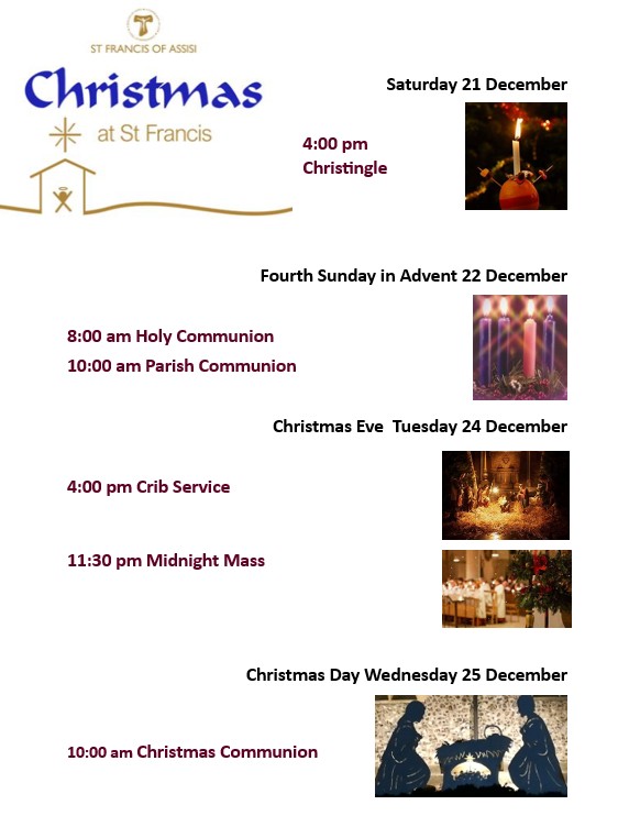 St Francis Christmas Services